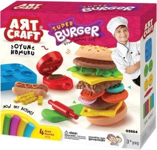 Art craft sada na modelování hamburger 200 g