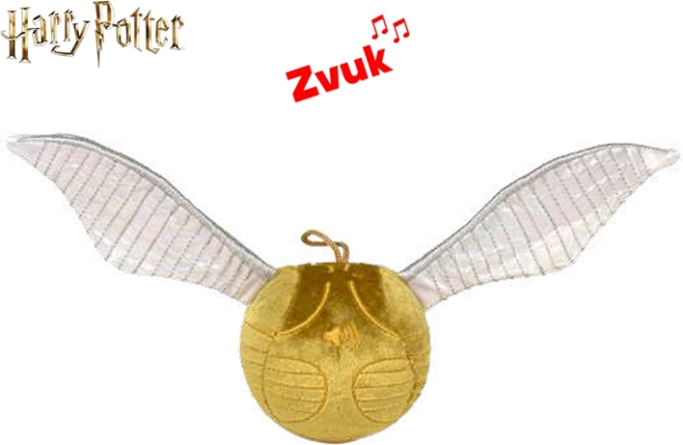 Harry Potter zlatonka plyšová se zvukem 22 cm