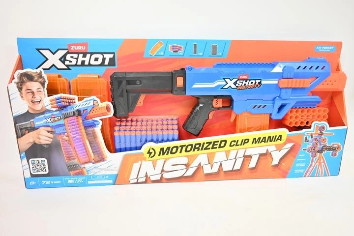 Motorizovaný pěnový blaster Zuru X-Shot Insanity Clip Mania