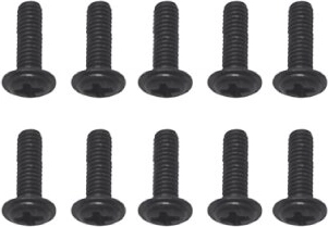 Šrouby Torento 2,5 × 6 × 10 mm (10 ks)