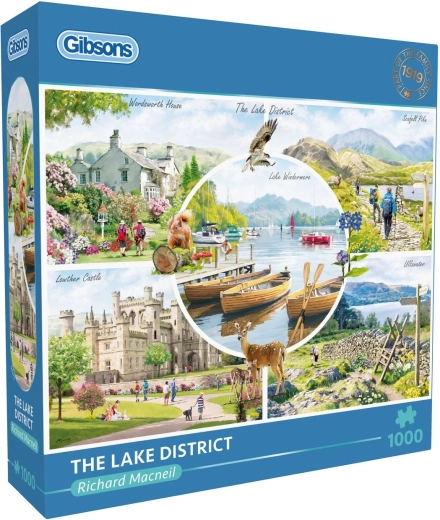Gibsons puzzle jezerní oblast 1000 dílků