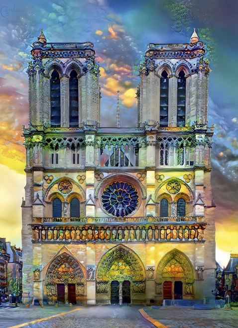 Puzzle BLUEBIRD Notre-Dame v Paříži 1000 dílků