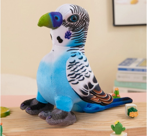 Plyšový Papoušek Modrý 20 cm