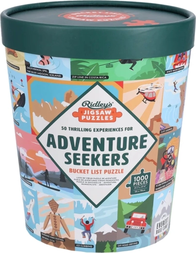Puzzle Ridley’s Games 1000 dílků – 50 zážitků pro dobrodruhy