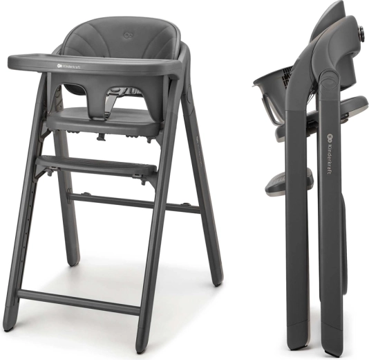 Kinderkraft Tino jídelní židlička 3 v 1 grey