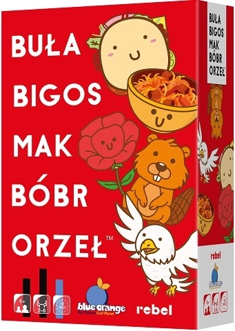 Rebel Buła, bigos, mak, bobr, orzeł – karetní postřehová hra