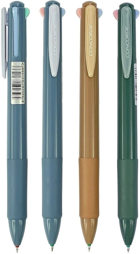 Kuličkové pero Concorde Quatro 4barevné, pastelové