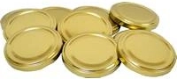 Zlaté víčko na sklenice 66 mm WIECZKA