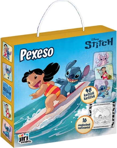 Pexeso v krabičce s omalovánkou Lilo & Stitch