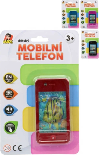Dětský chytrý mobil se zvukem 11 cm (anglické věty) - 1 kus