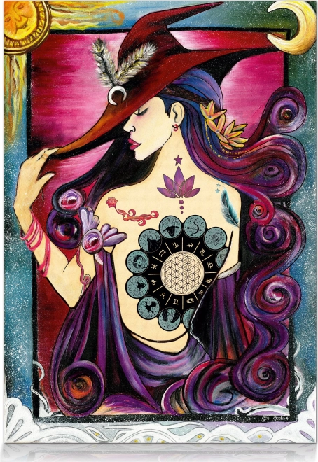 Puzzle Dáma zvěrokruhu 1000 dílků