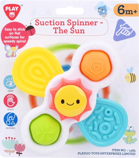 Playgo přísavný spinner slunce