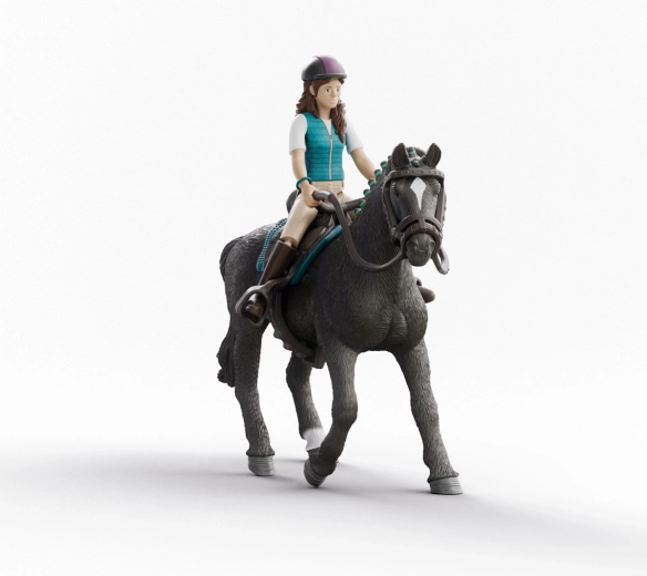 Schleich Horse Club Lisa a Storm – figurka jezdce s koněm pro děti