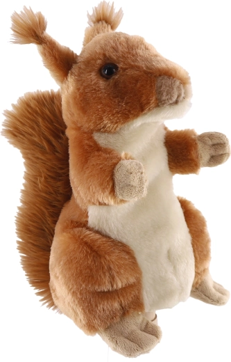 Maňásek veverka 27 cm z plyše
