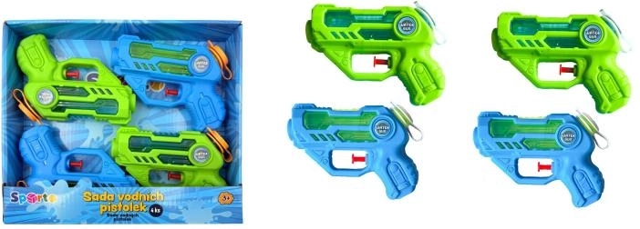 Sada vodních pistolí SPORTO, 4 ks