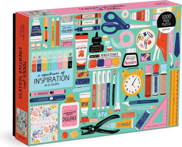 Puzzle Galison Kreativní Nástroje 1000 dílků