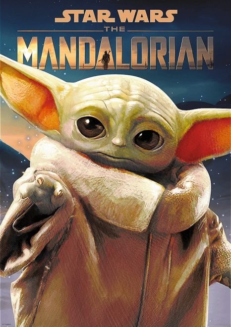 Puzzle TREFL Premium Plus Star Wars: Mandalorian - Grogu 1000 dílků