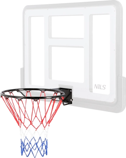 Basketbalová ocelová obruč NILS ODKR2S se sítí