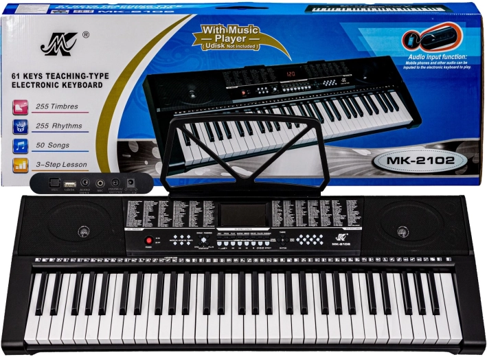 Klávesy MK-2102 s adaptérem, 61 kláves