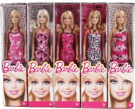 Barbie panenka v trendy šatech