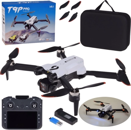 Skládací dron s kamerou a paměťovou kartou
