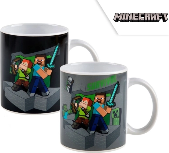 Minecraft termo hrnek měnící barvu