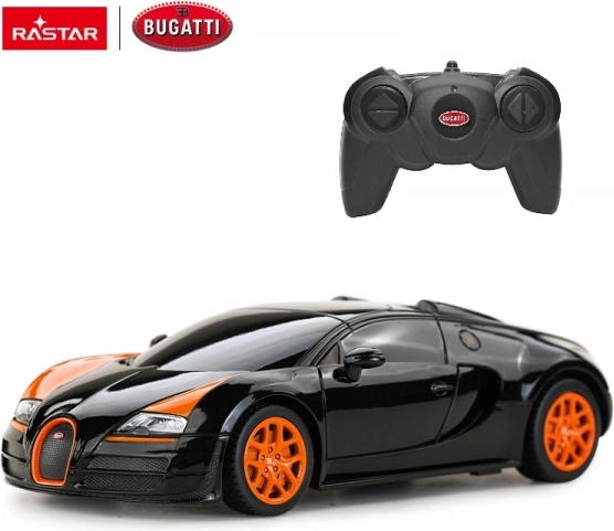R/C auto Bugatti Grand Sport Vitesse černé v měřítku 1:24