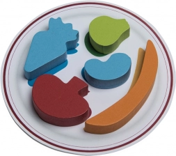 Motorická hra Zelenina – dřevěná zručnostní hra pro děti