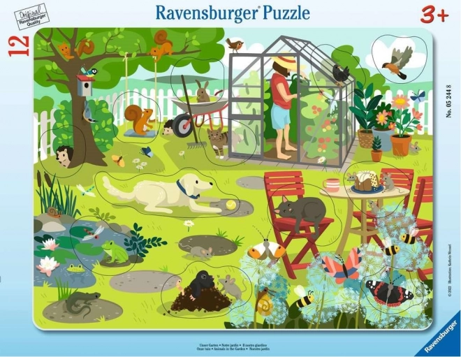 Ravensburger vkládačka Naše zahrada 12 dílků
