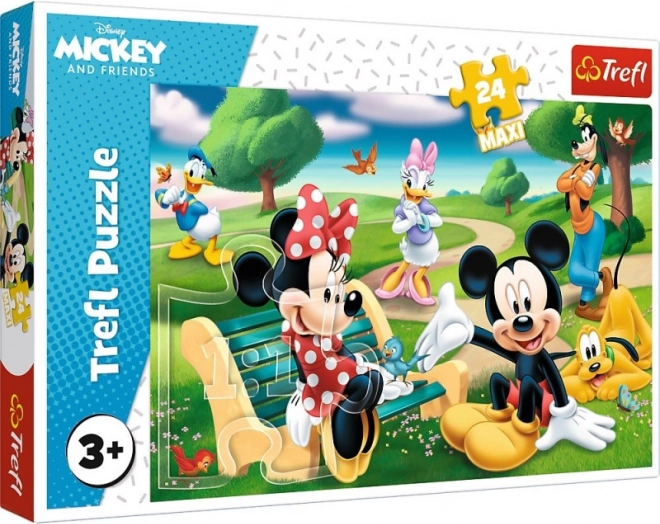 Puzzle 24 Maxi – MICKEY MOUSE a přátelé – TREFL