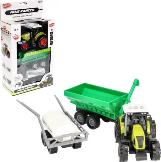 Traktor s příslušenstvím se světlem a zvukem - 1 kus