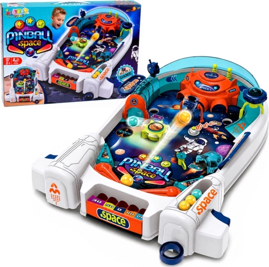 Pinball Space kosmická pinball hra s 8 kuličkami