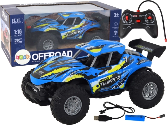 Rc terénní auto 1:16 modré