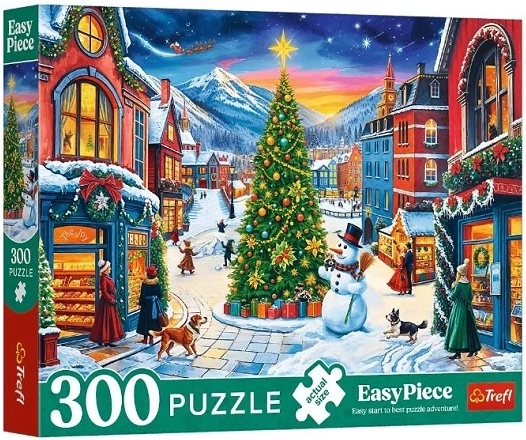 Puzzle EasyPiece 300 dílků vánoční městečko