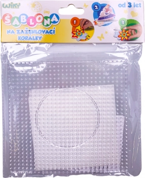 Šablona na zažehlovací korálky – čtverec