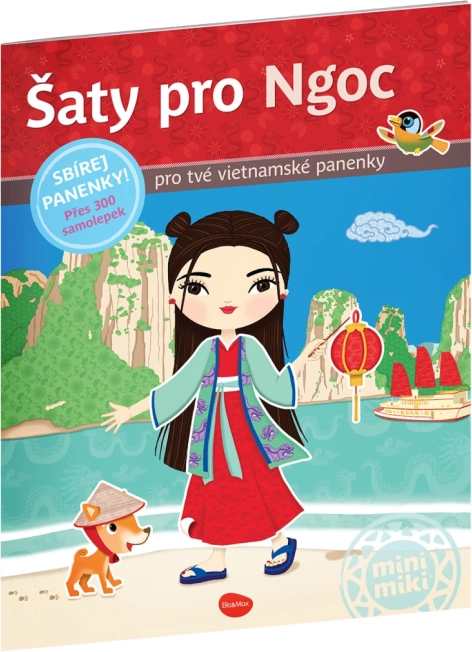 Šaty pro Ngoc - Kniha samolepek