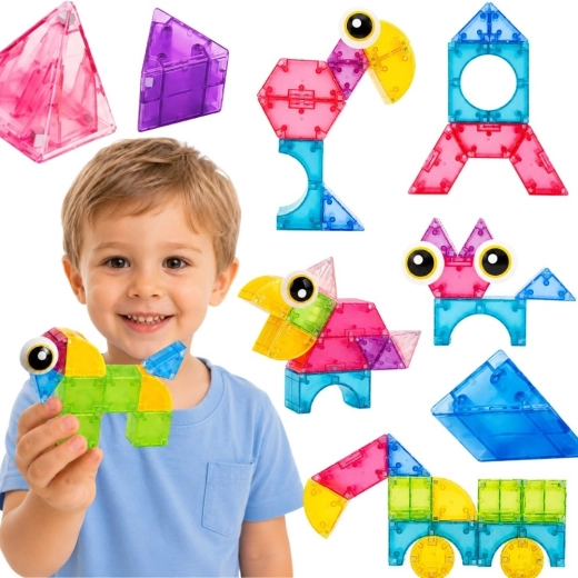 Woopie magnetické stavebnice m block 21 ks