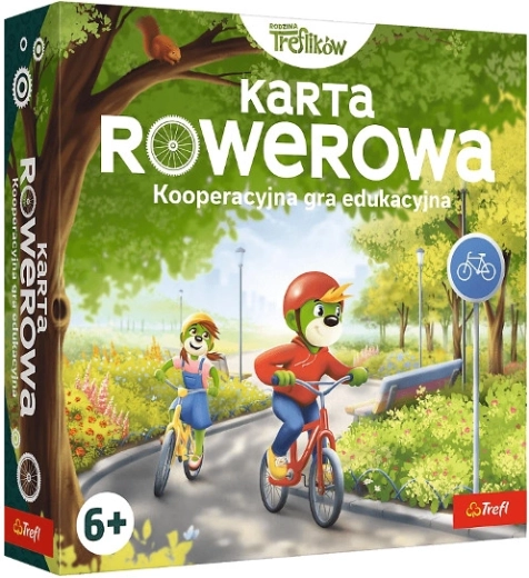 Kooperativní desková hra Karta rowerowa – dopravní výchova