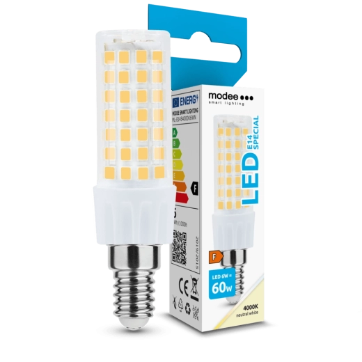 Modee Lighting LED keramická žárovka E14 6 W 4000 K, 600 lm