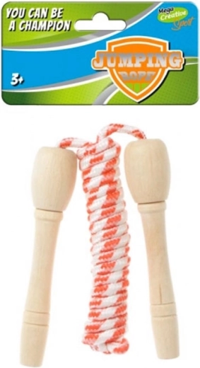 Švihadlo s dřevěnými rukojeťmi MEGA CREATIVE