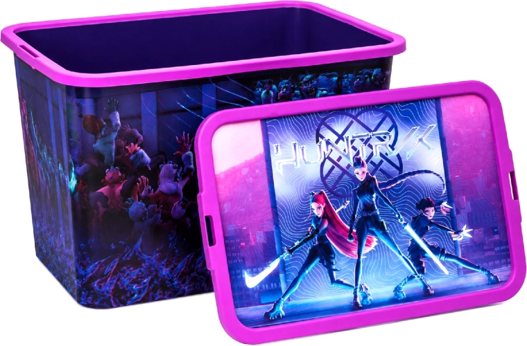 Úložný box K-Pop Demon Hunters s klipovým víkem 7 l