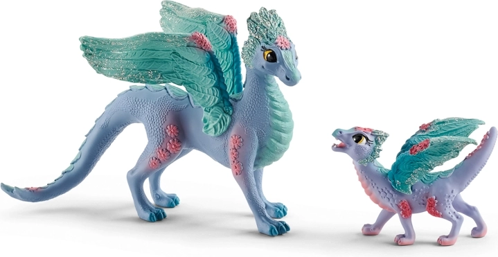 Květinový drak s mládětem Schleich Bayala