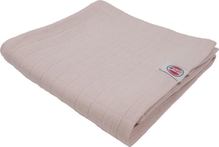 Lodger swaddler z organické bavlny solid powder 70 × 70 cm - 1 kus