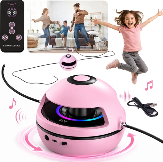 Elektrická interaktivní skákanka s hudbou, Bluetooth, dálkovým ovládáním a počítadlem - 1 kus