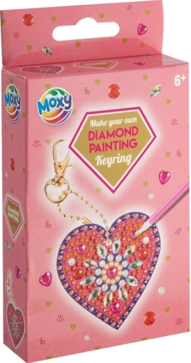 Diamantové malování přívěsek srdce – mandala MOXY