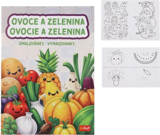 Omalovánky ovoce a zelenina