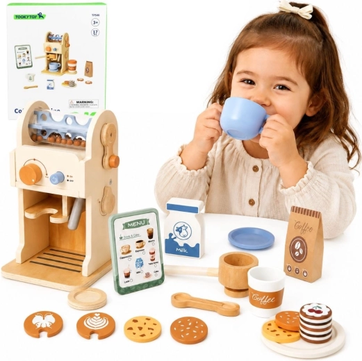 Dřevěný kávovar Barista TOOKY TOY