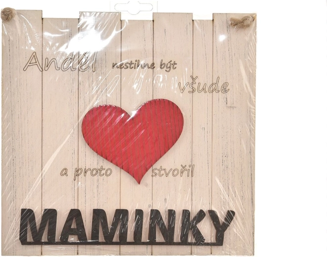 Dřevěná cedule Maminky… 21 × 21 cm
