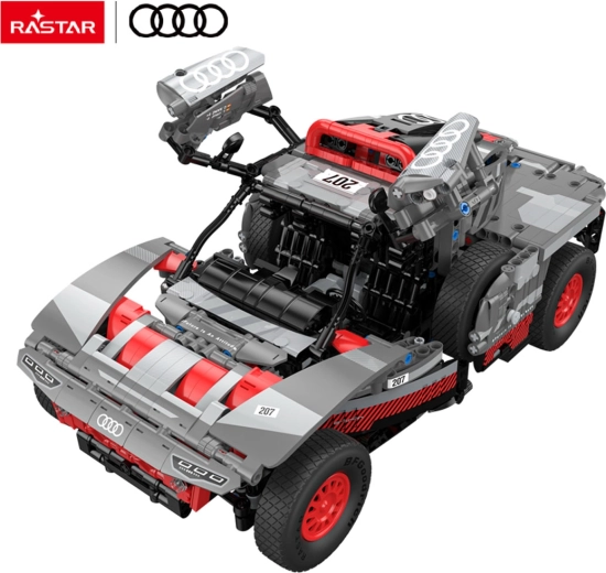 Stavebnice modelu Audi RS Q e-tron RASTAR šedá (1:8)