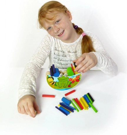 Motorická balanční hra žabka HESS